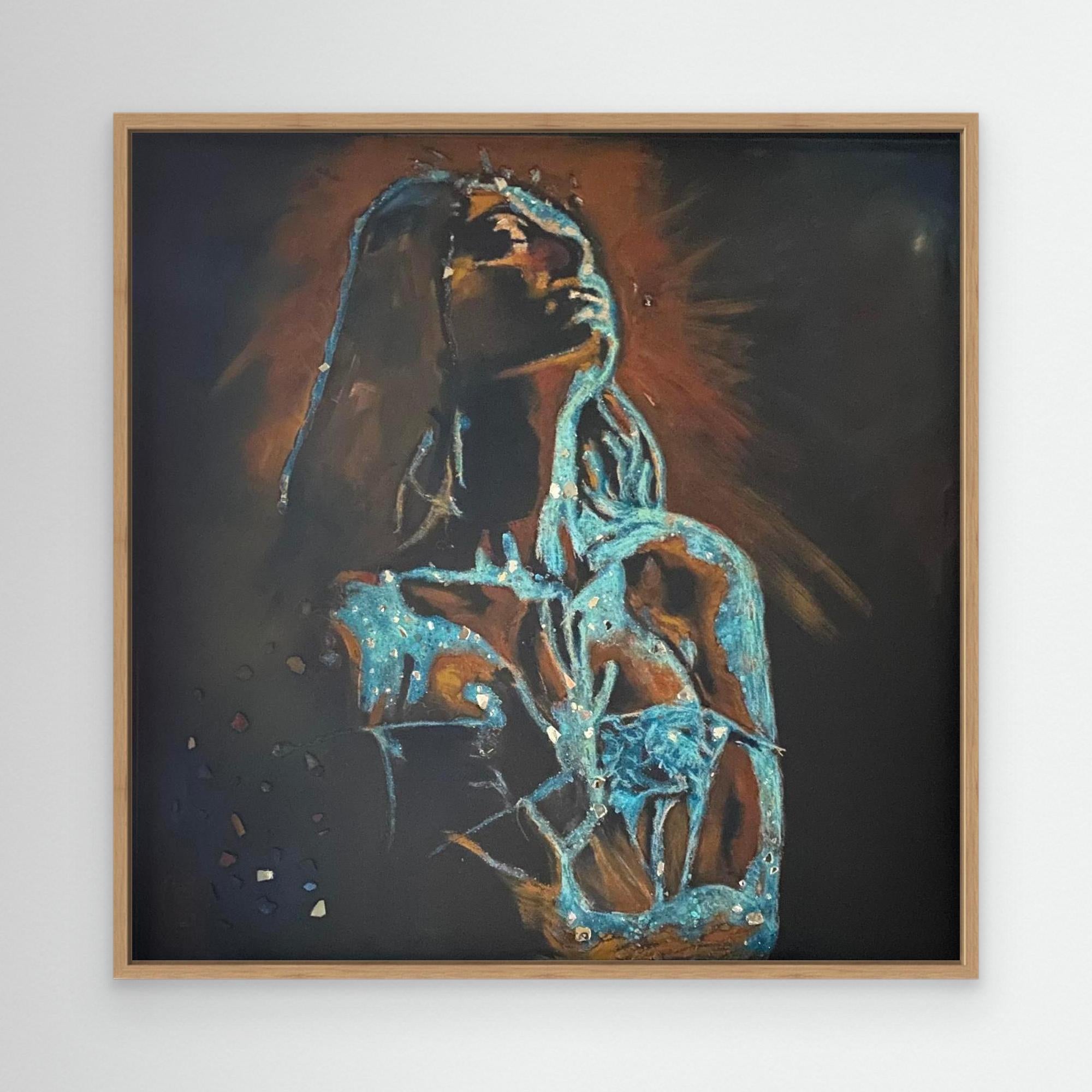 HM-ART1523- In the dark she shines