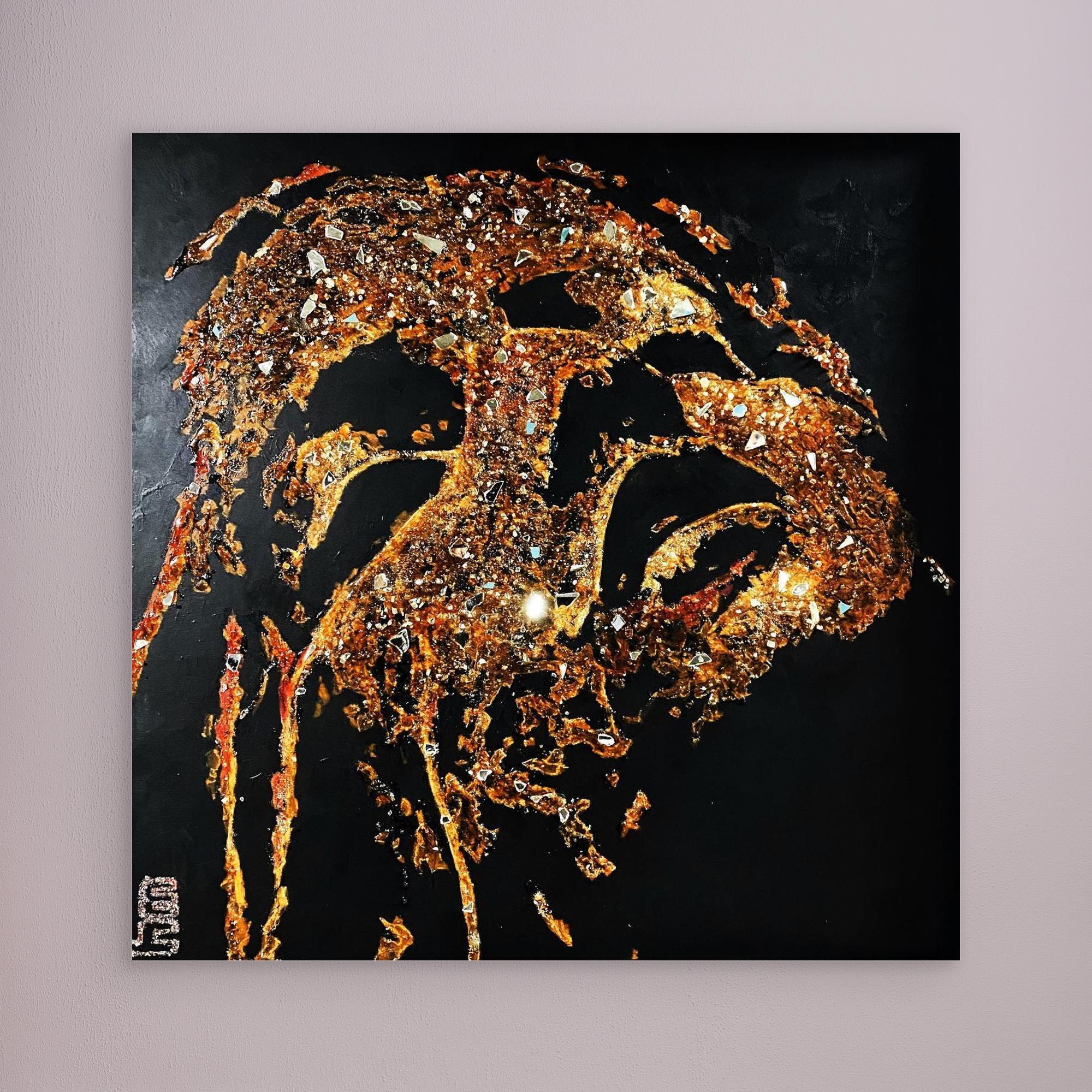 HM-ART1526- Your mask only weeps in the dark