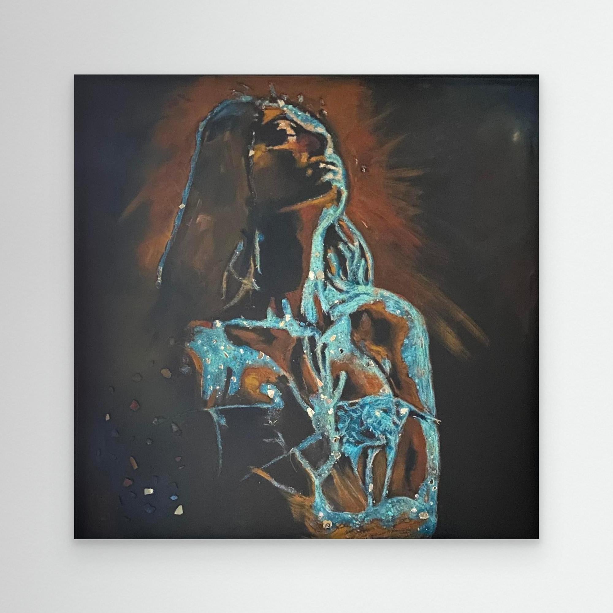 HM-ART1523- In the dark she shines