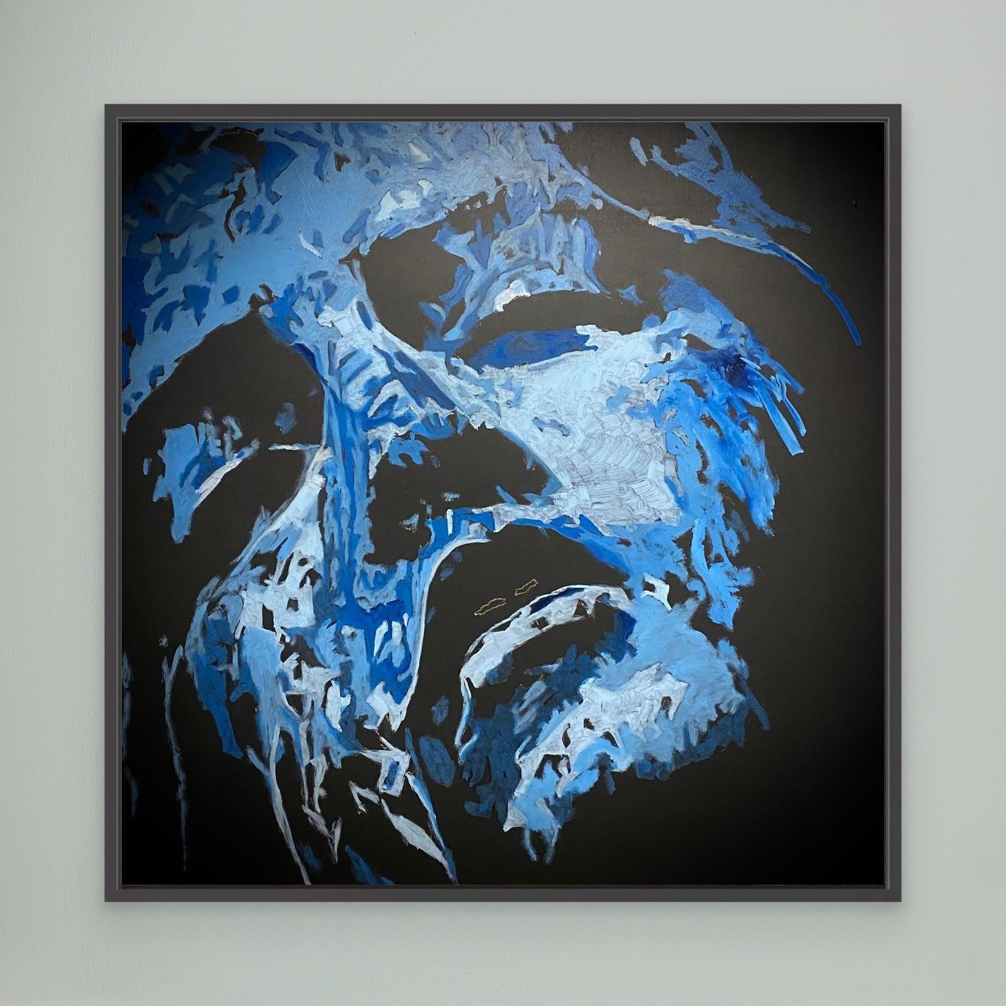 HM-ART1542- Blue in the shadow