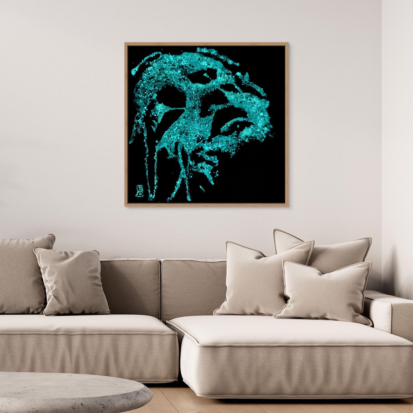 HM-ART1528A- Your Fluorescent mask only weeps in the dark