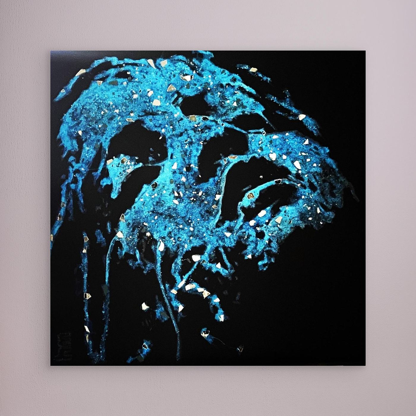 HM-ART1524- Your blue mask only weeps in the dark