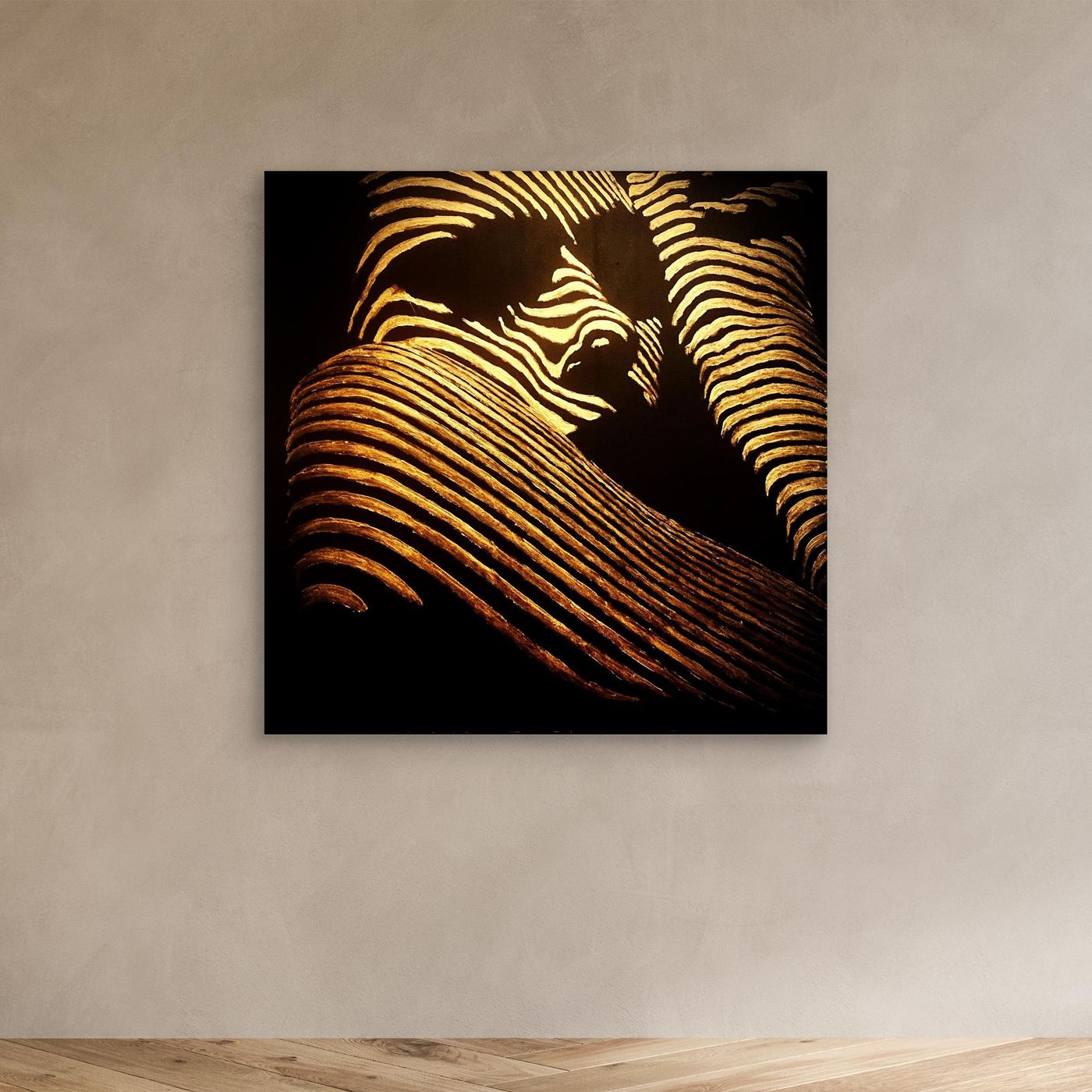 HM-ART1540- Your mask reveals the hidden truth- Gold