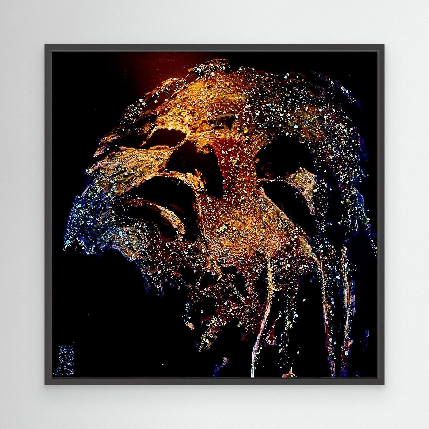HM-ART1529A- Your Ember Violet mask only weeps in the dark