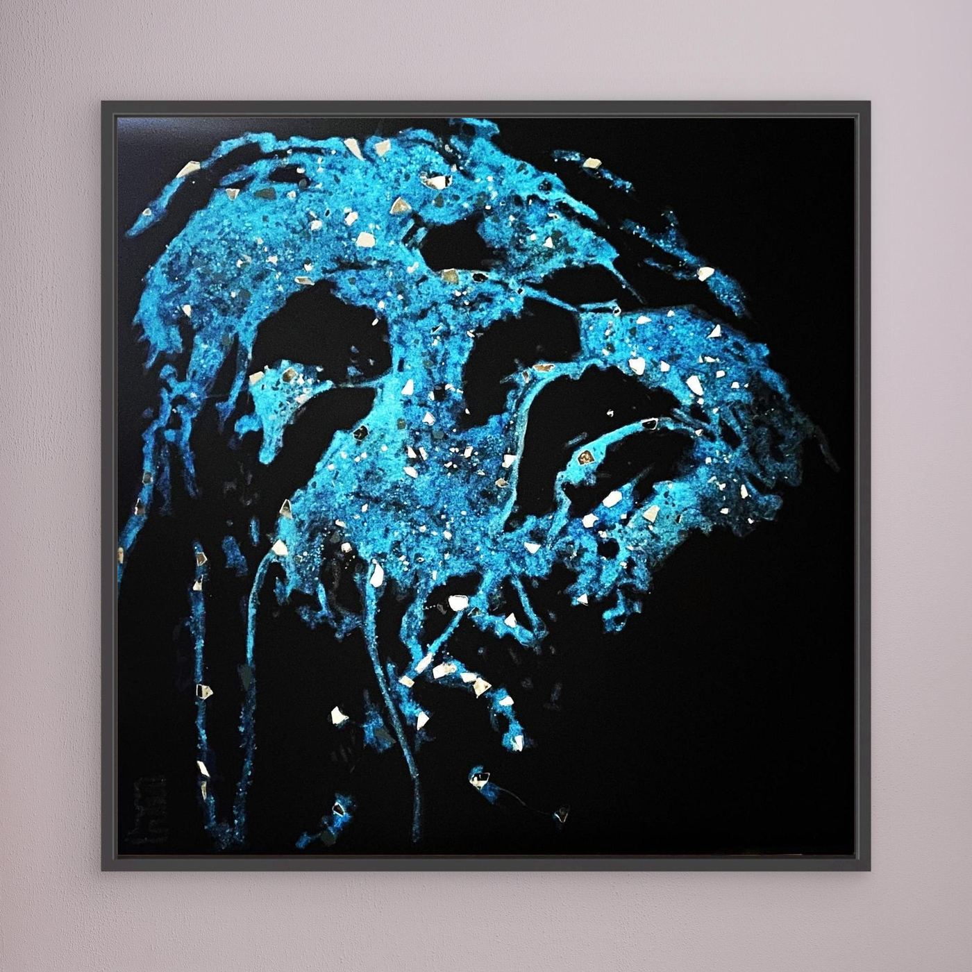 HM-ART1524- Your blue mask only weeps in the dark