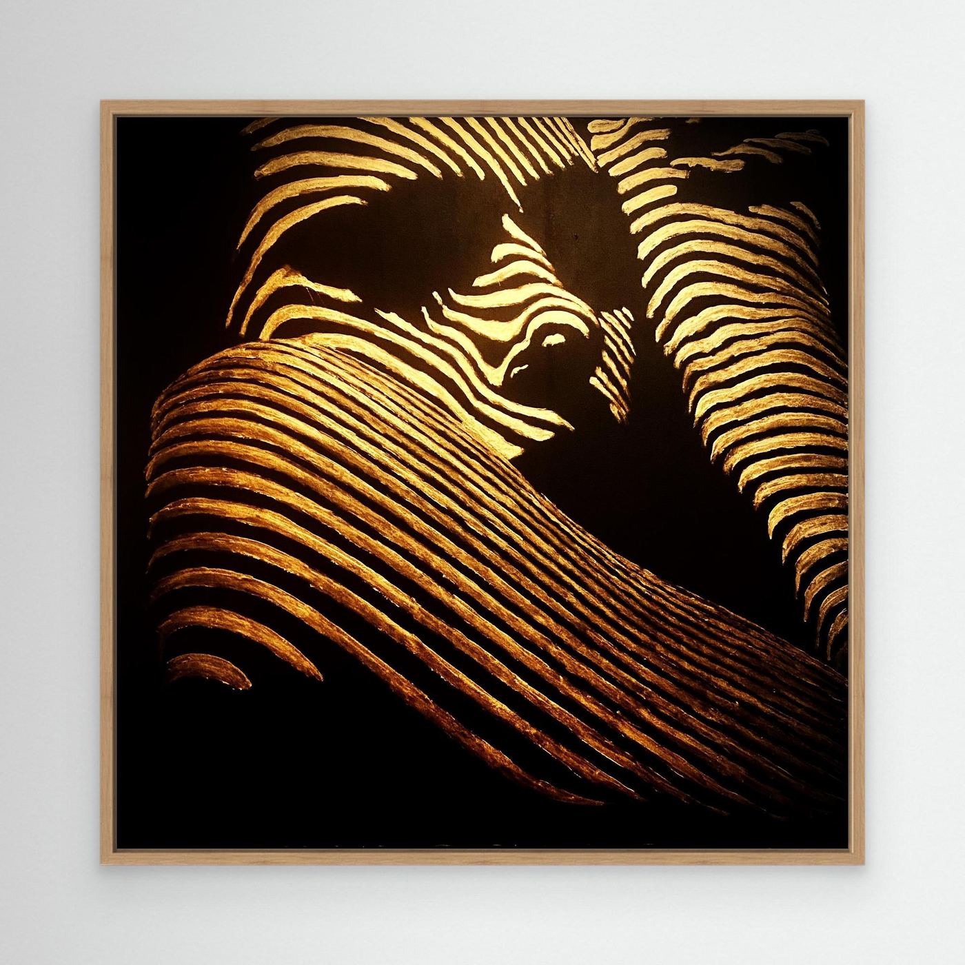 HM-ART1540- Your mask reveals the hidden truth- Gold
