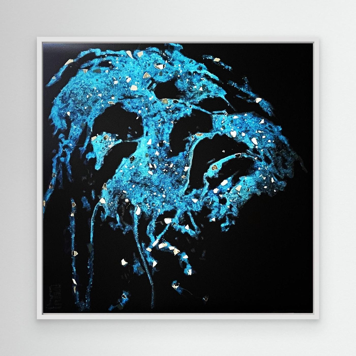 HM-ART1524- Your blue mask only weeps in the dark