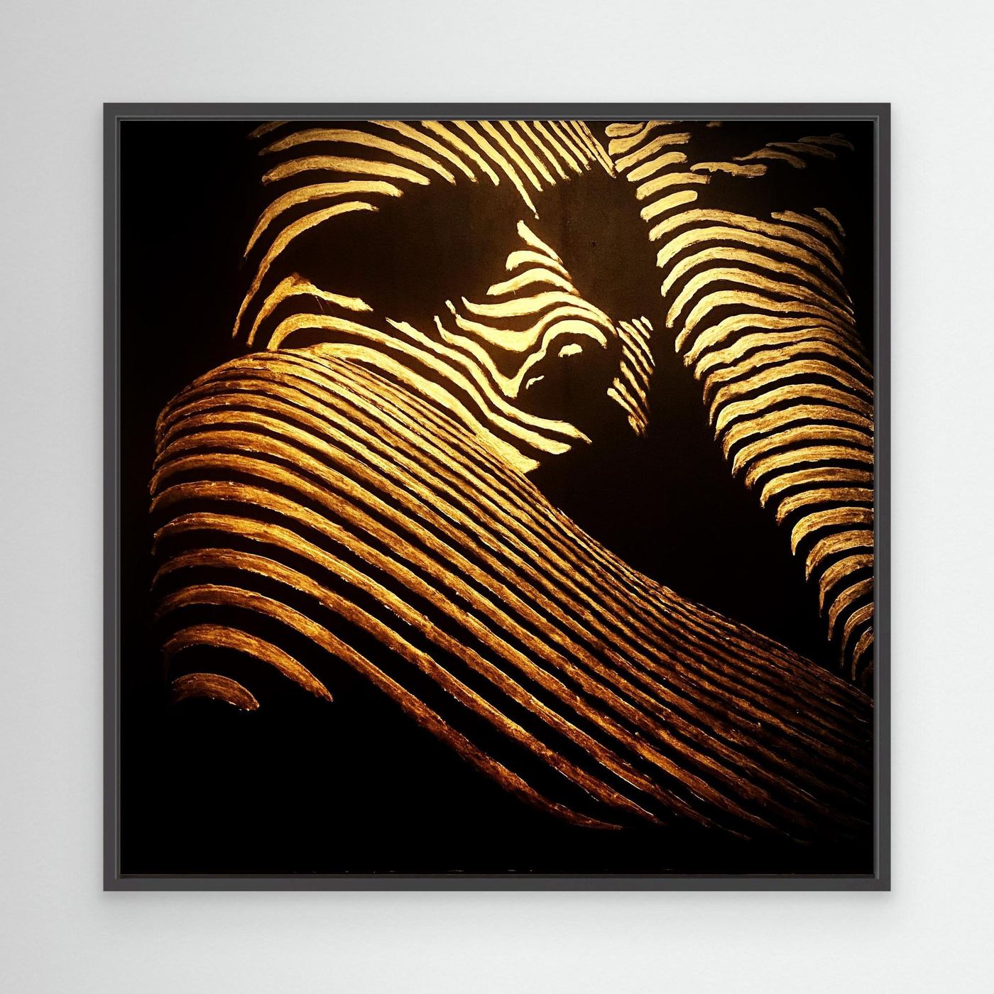 HM-ART1540- Your mask reveals the hidden truth- Gold