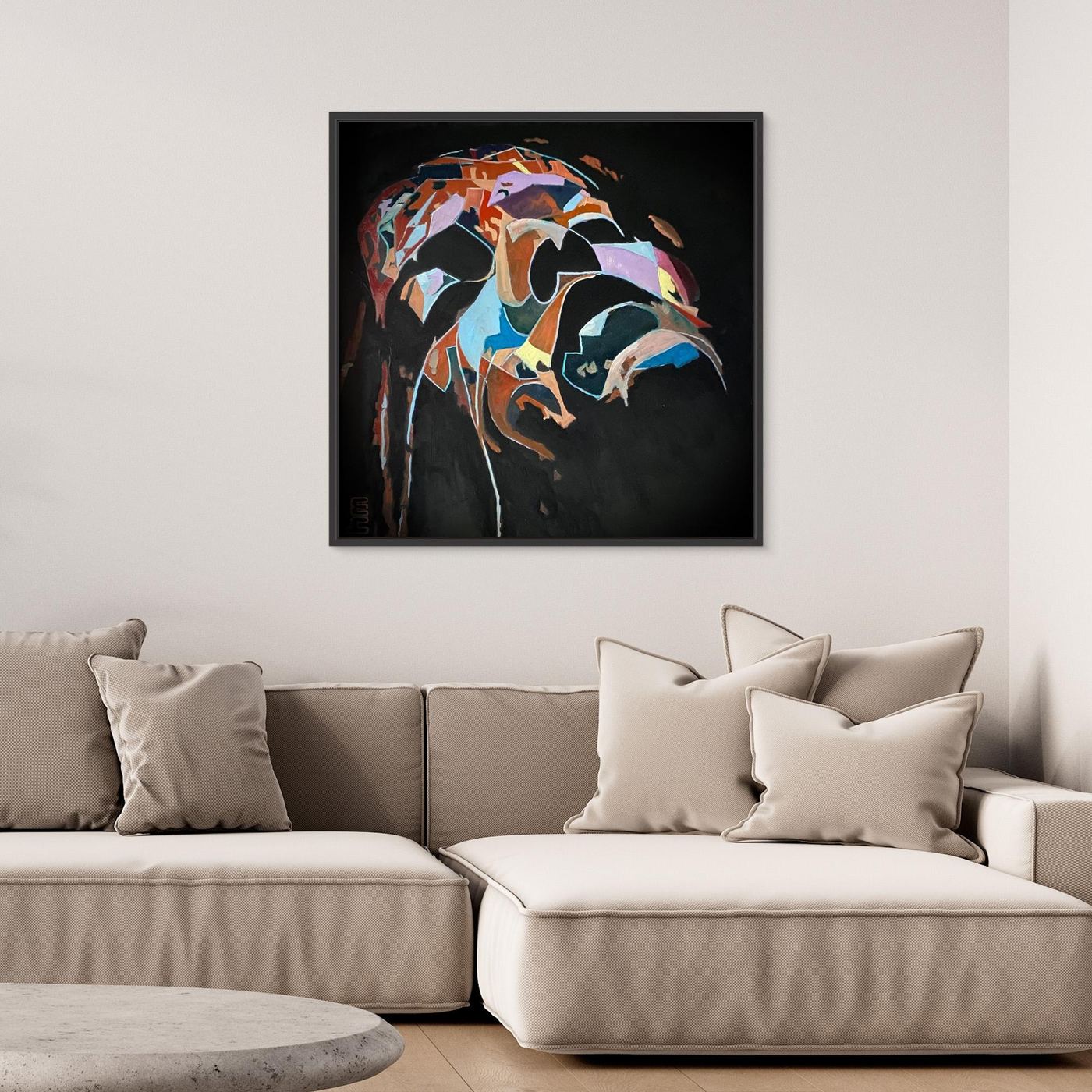 HM-ART1534- Your Cubic mask only weeps in the dark