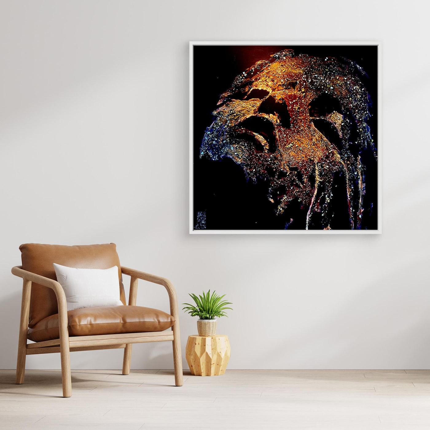 HM-ART1529A- Your Ember Violet mask only weeps in the dark