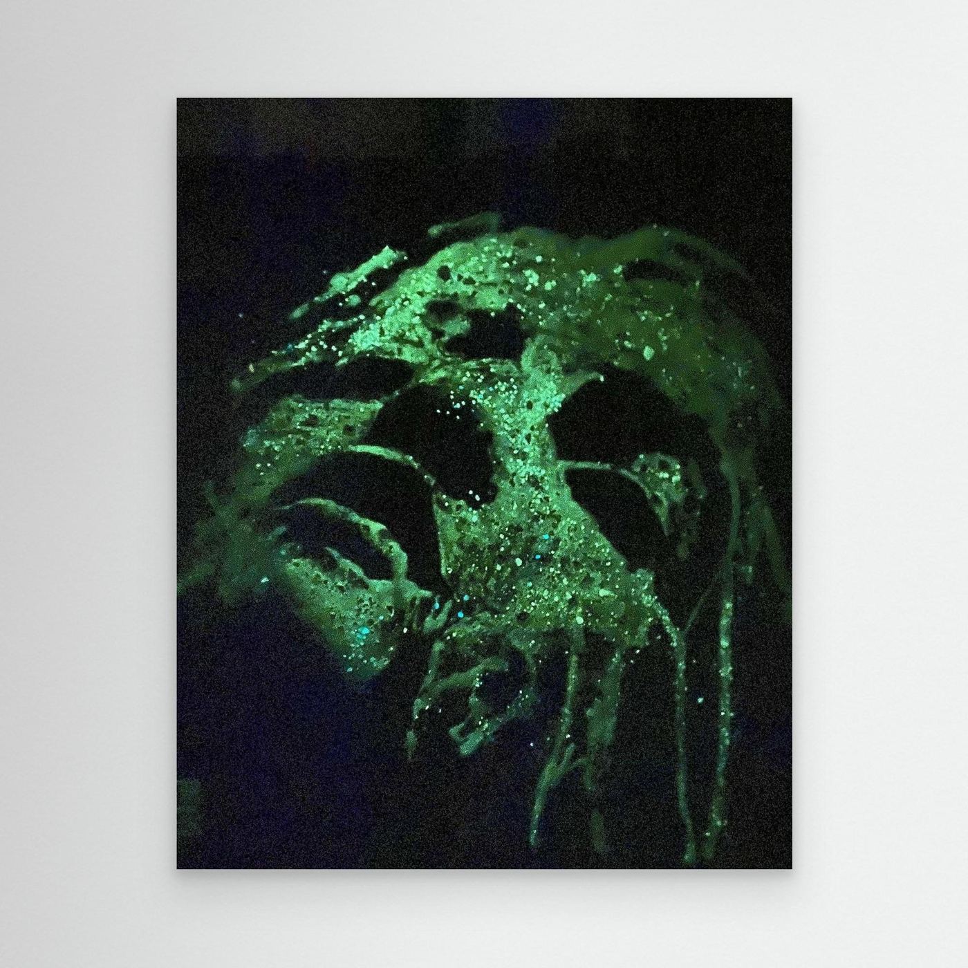 HM-ART1527A- Your fluorescent mask only weeps in the dark- Fluorescent version