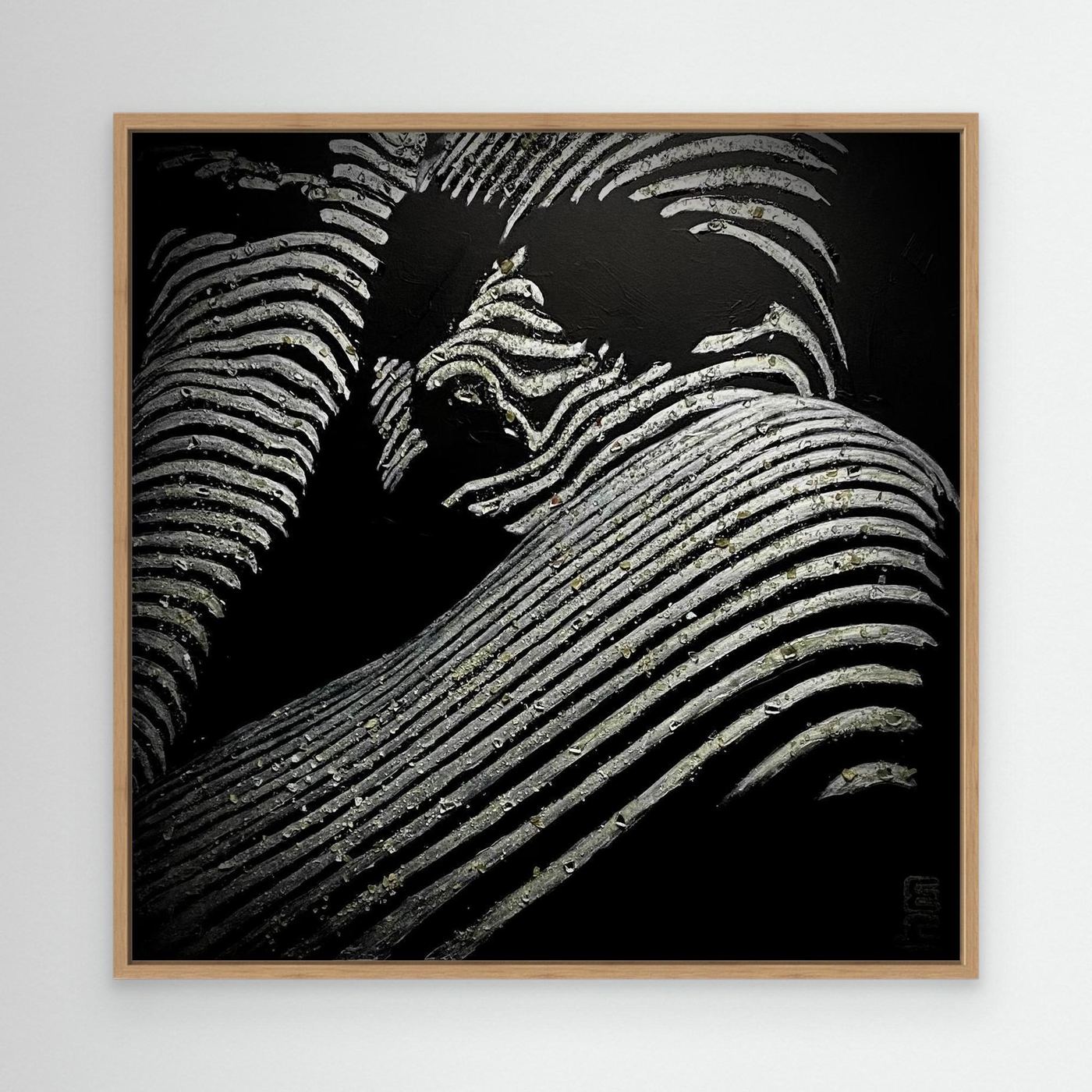 HM-ART1541- Your mask reveals the hidden truth-Silver