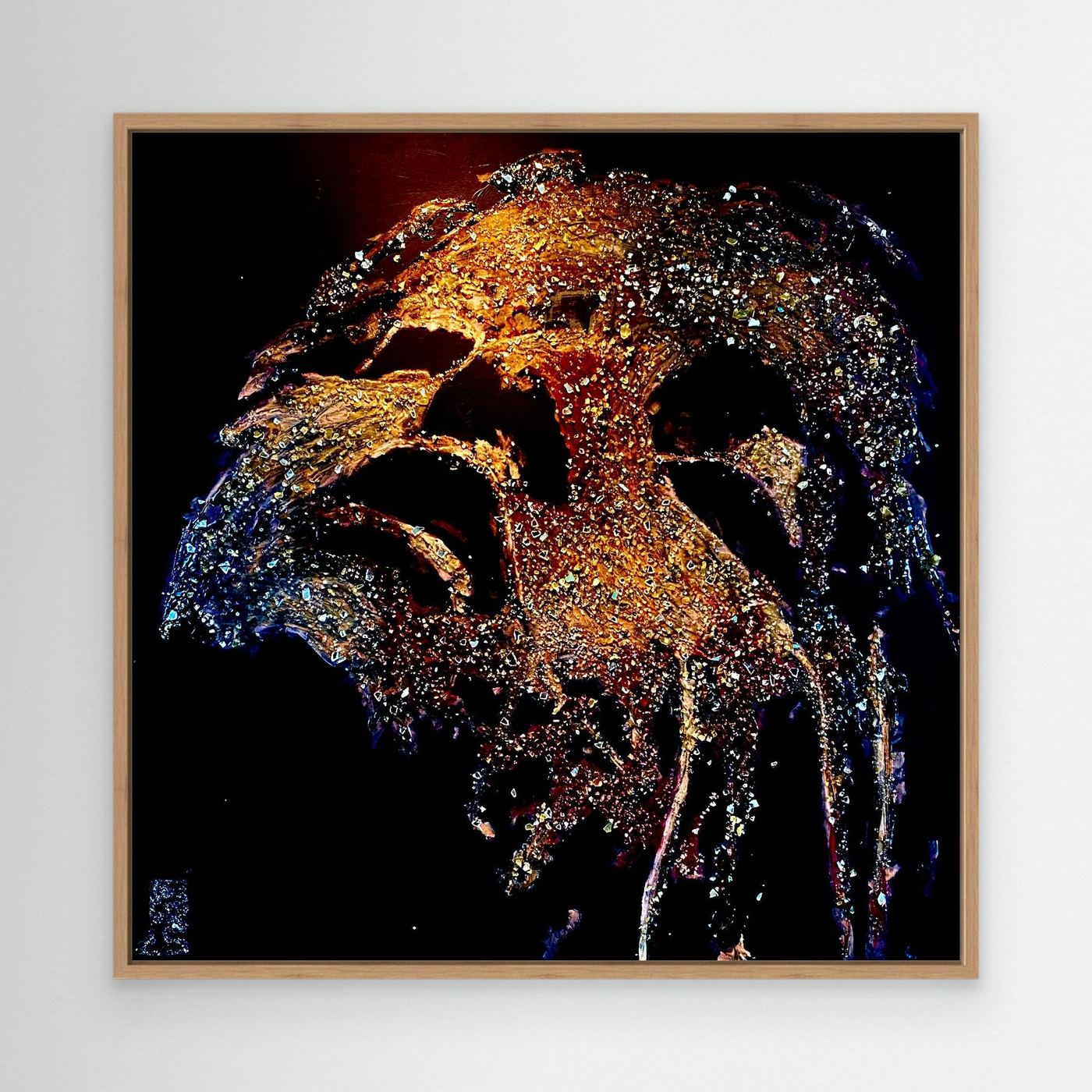HM-ART1529A- Your Ember Violet mask only weeps in the dark