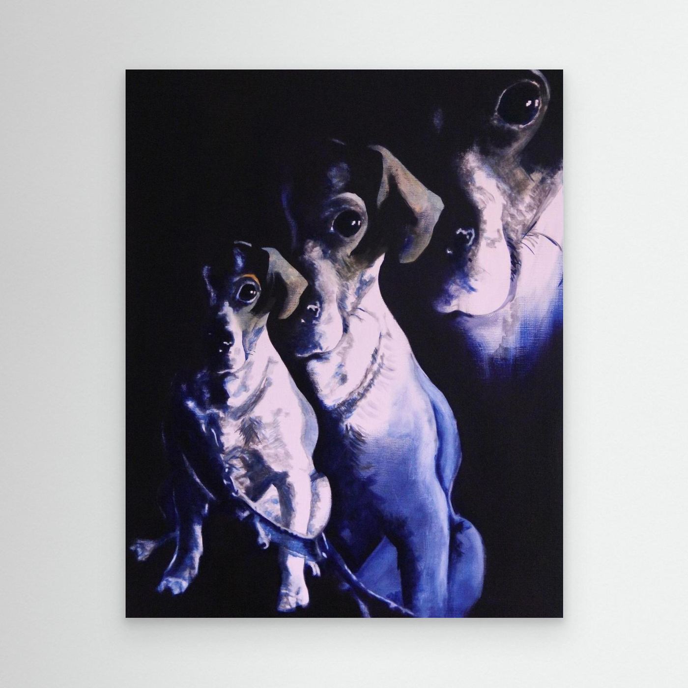 HM-ART1058- Golden Boy in Prussian Blue