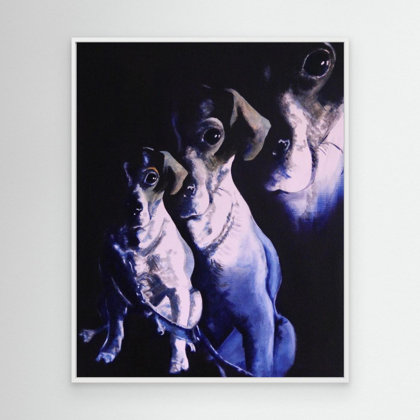 HM-ART1058- Golden Boy in Prussian Blue