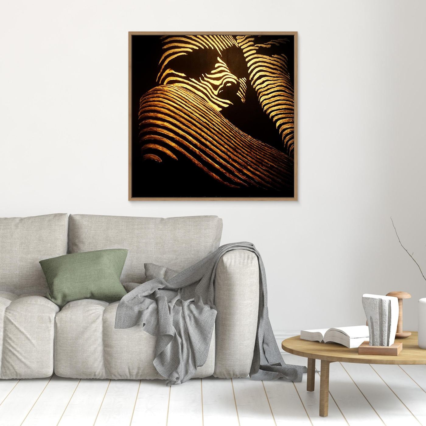 HM-ART1540- Your mask reveals the hidden truth- Gold