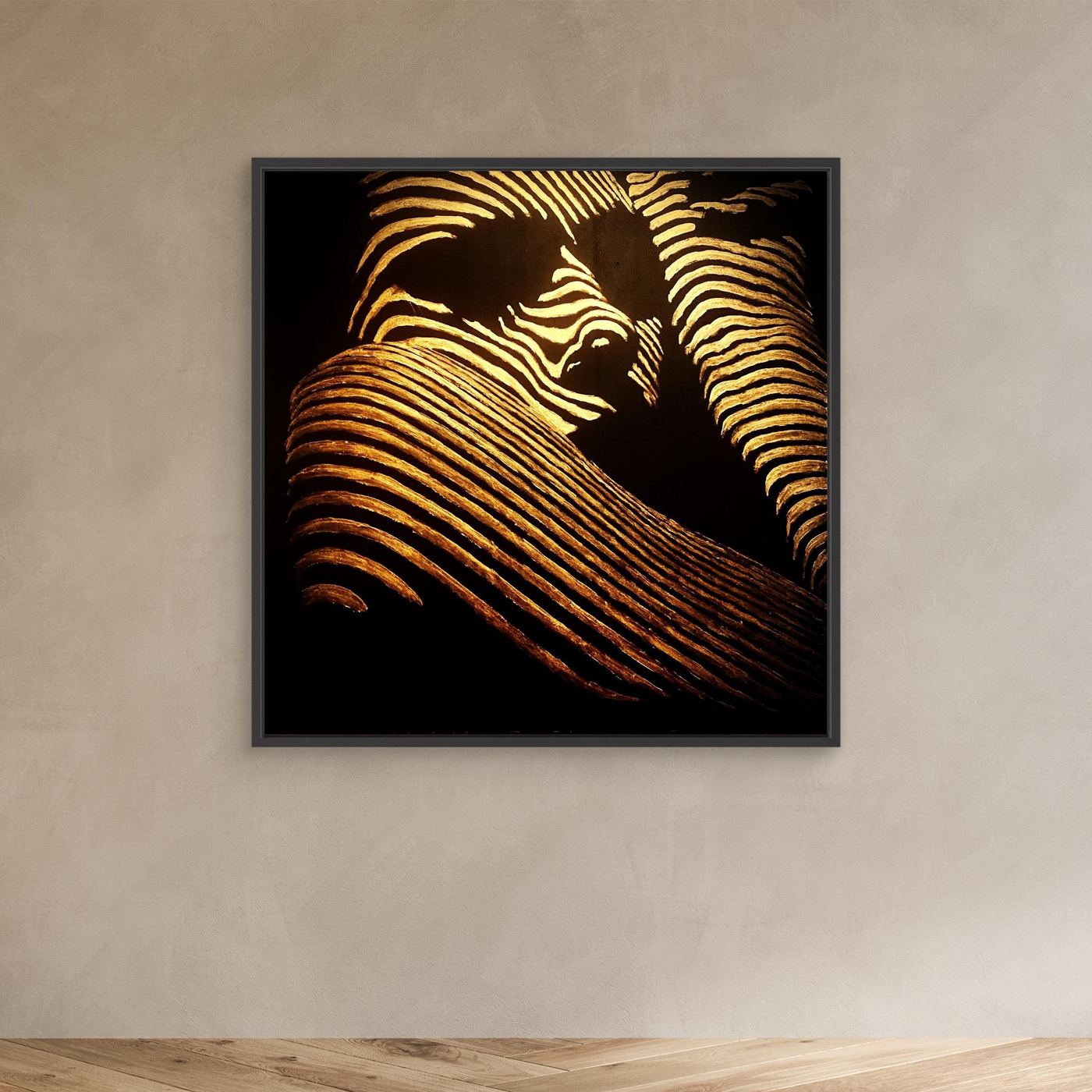 HM-ART1540- Your mask reveals the hidden truth- Gold