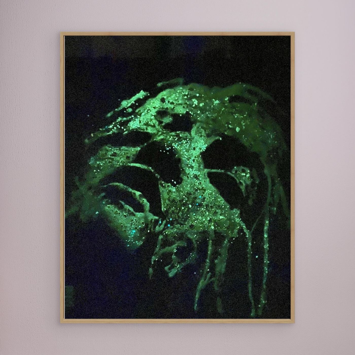 HM-ART1527A- Your fluorescent mask only weeps in the dark- Fluorescent version