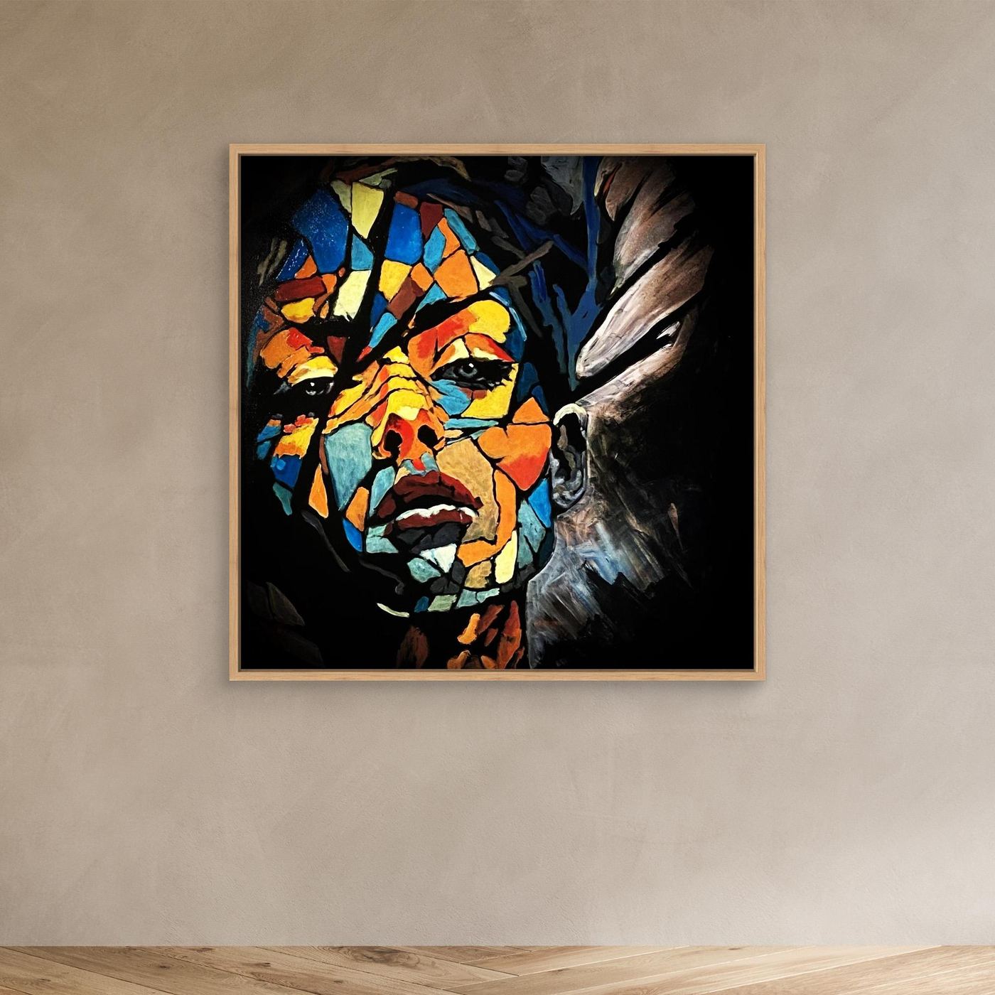 HM-ART1547- When the Mask Cracks