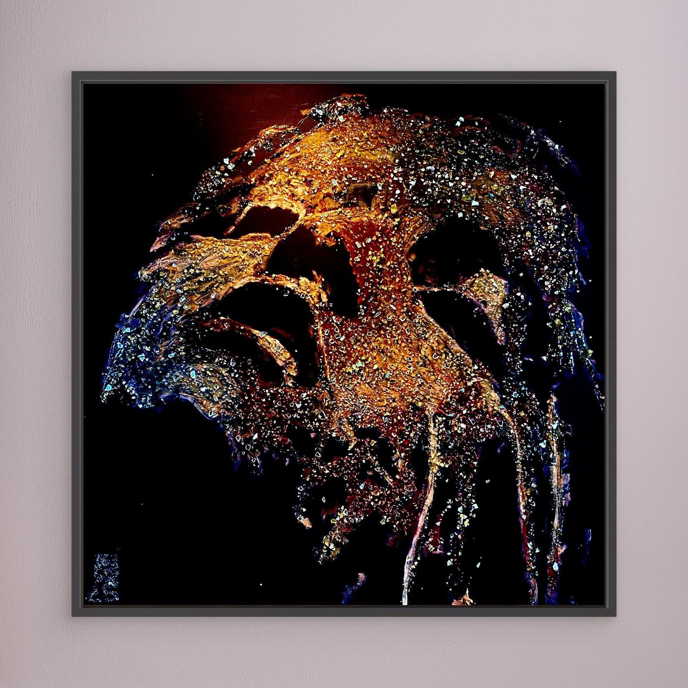 HM-ART1529A- Your Ember Violet mask only weeps in the dark