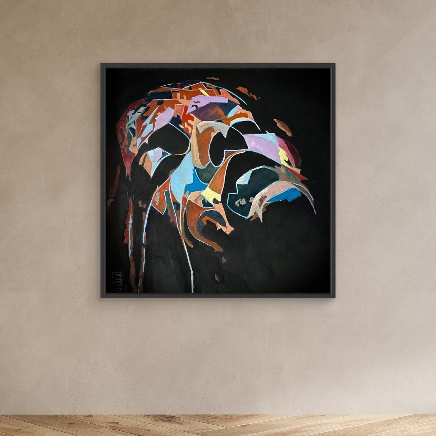 HM-ART1534- Your Cubic mask only weeps in the dark