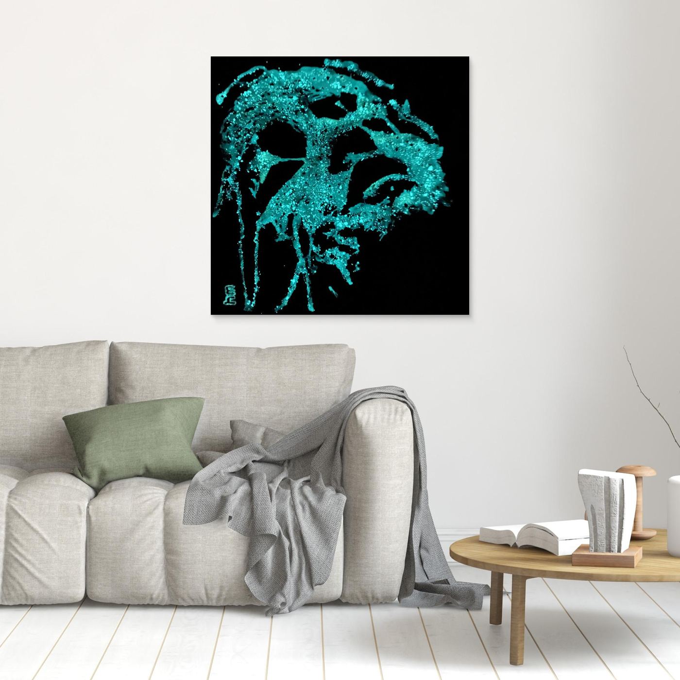 HM-ART1528A- Your Fluorescent mask only weeps in the dark