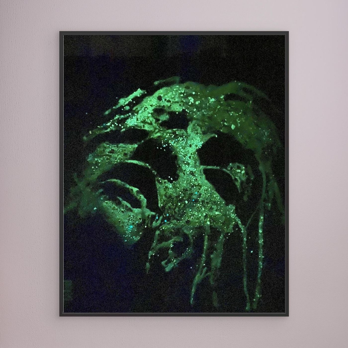 HM-ART1527A- Your fluorescent mask only weeps in the dark- Fluorescent version