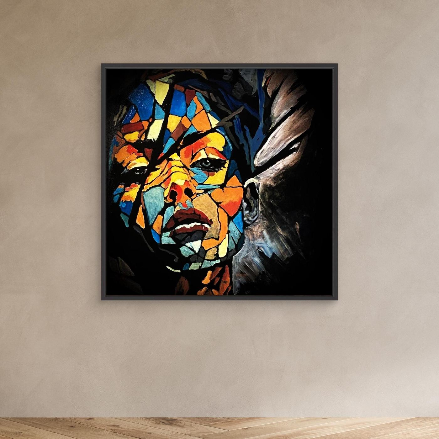 HM-ART1547- When the Mask Cracks