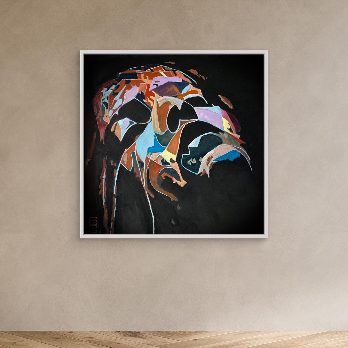 HM-ART1534- Your Cubic mask only weeps in the dark
