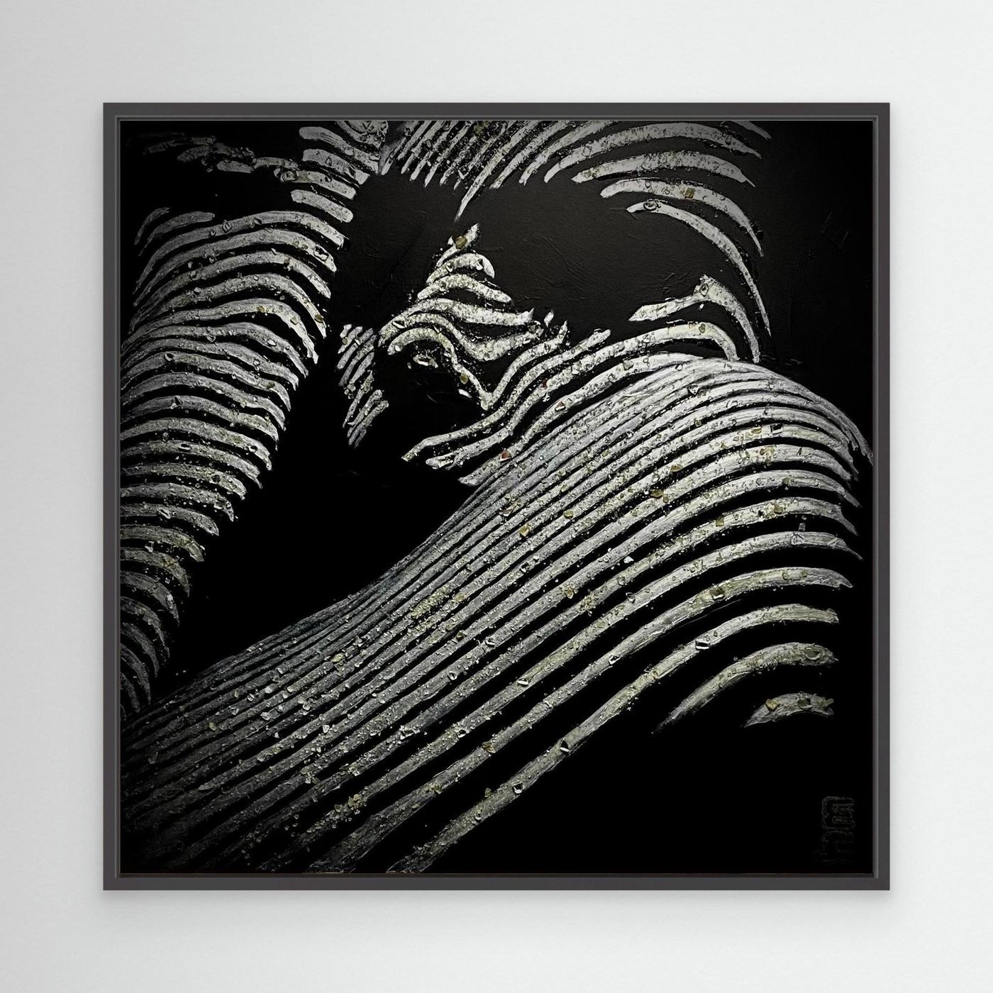 HM-ART1541- Your mask reveals the hidden truth-Silver