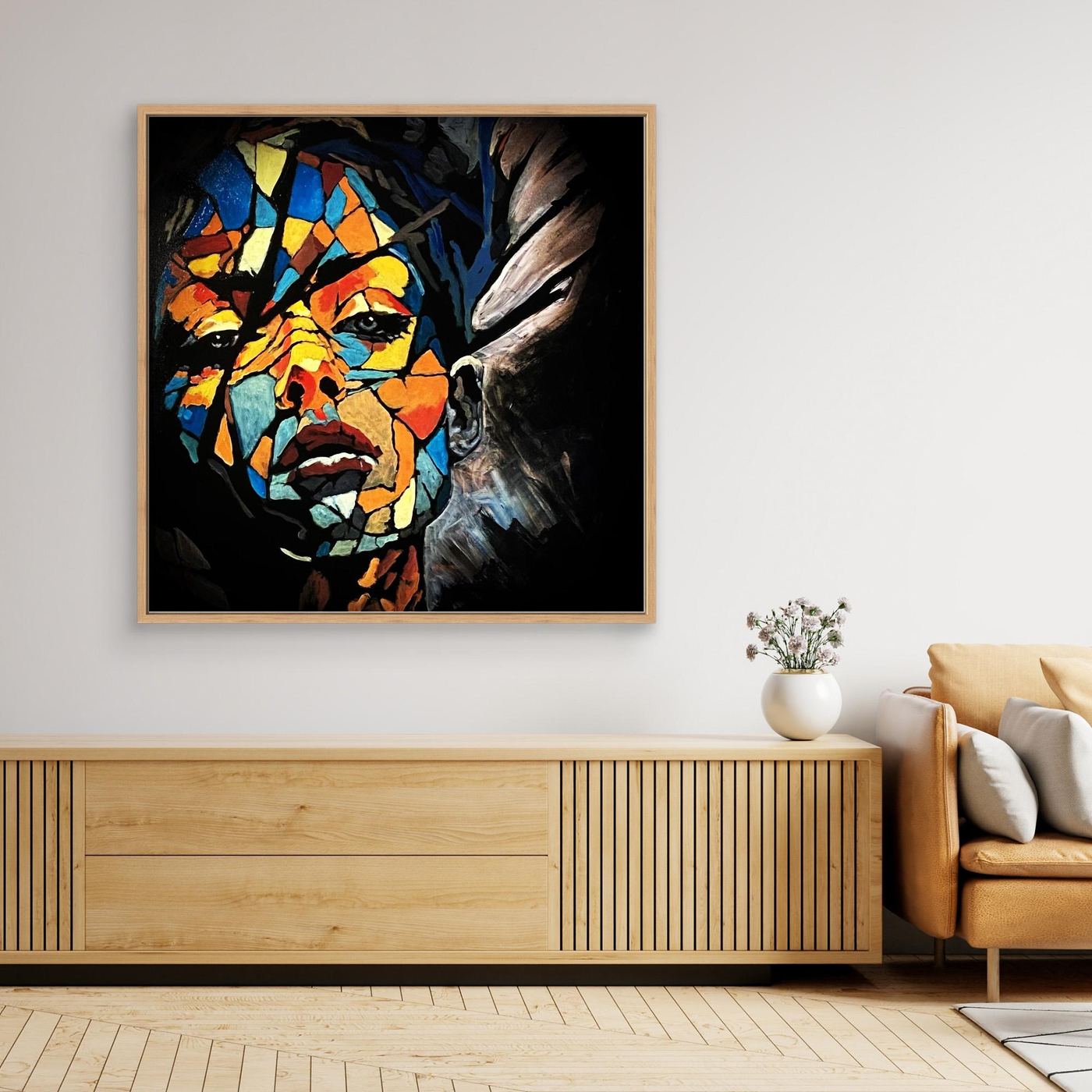 HM-ART1547- When the Mask Cracks