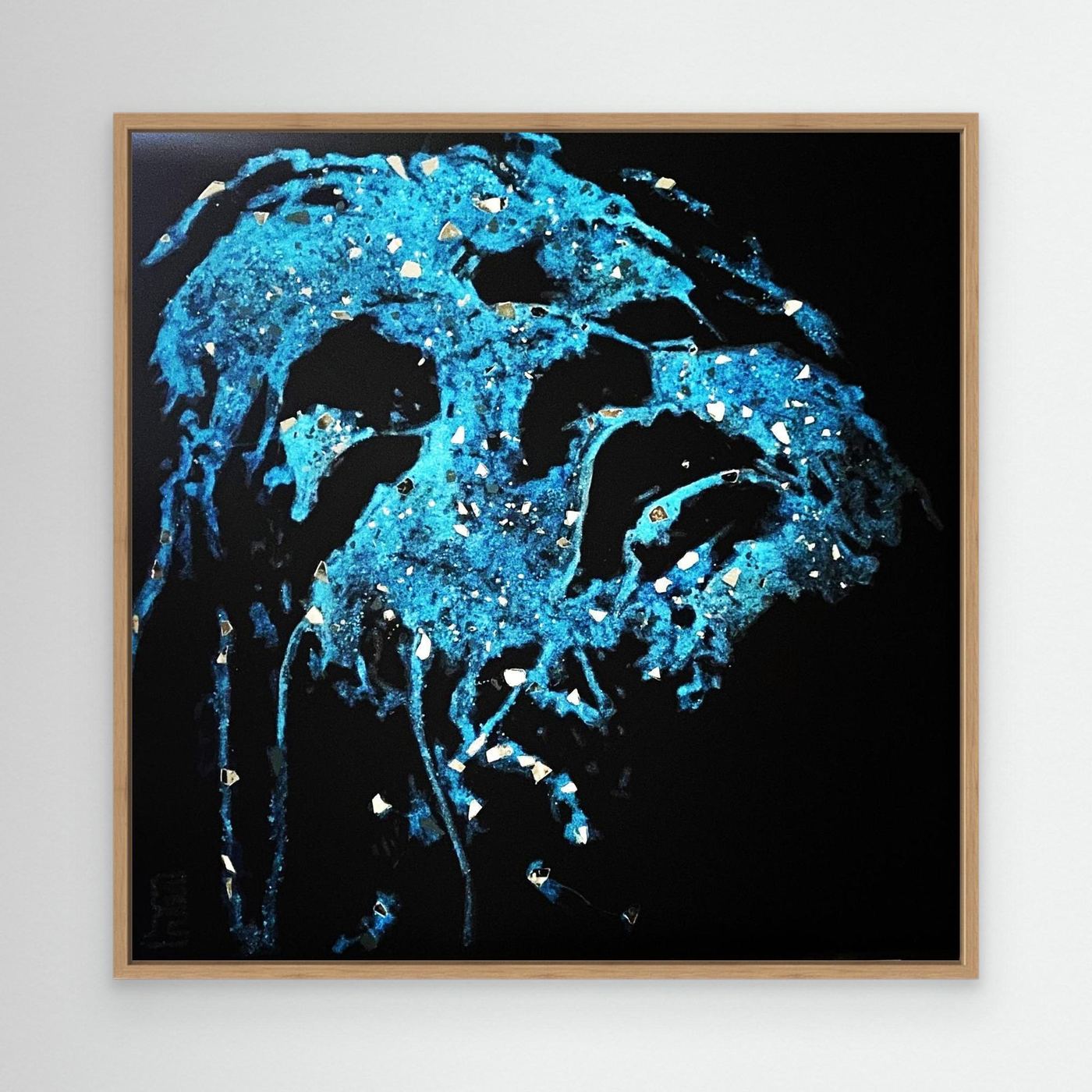 HM-ART1524- Your blue mask only weeps in the dark