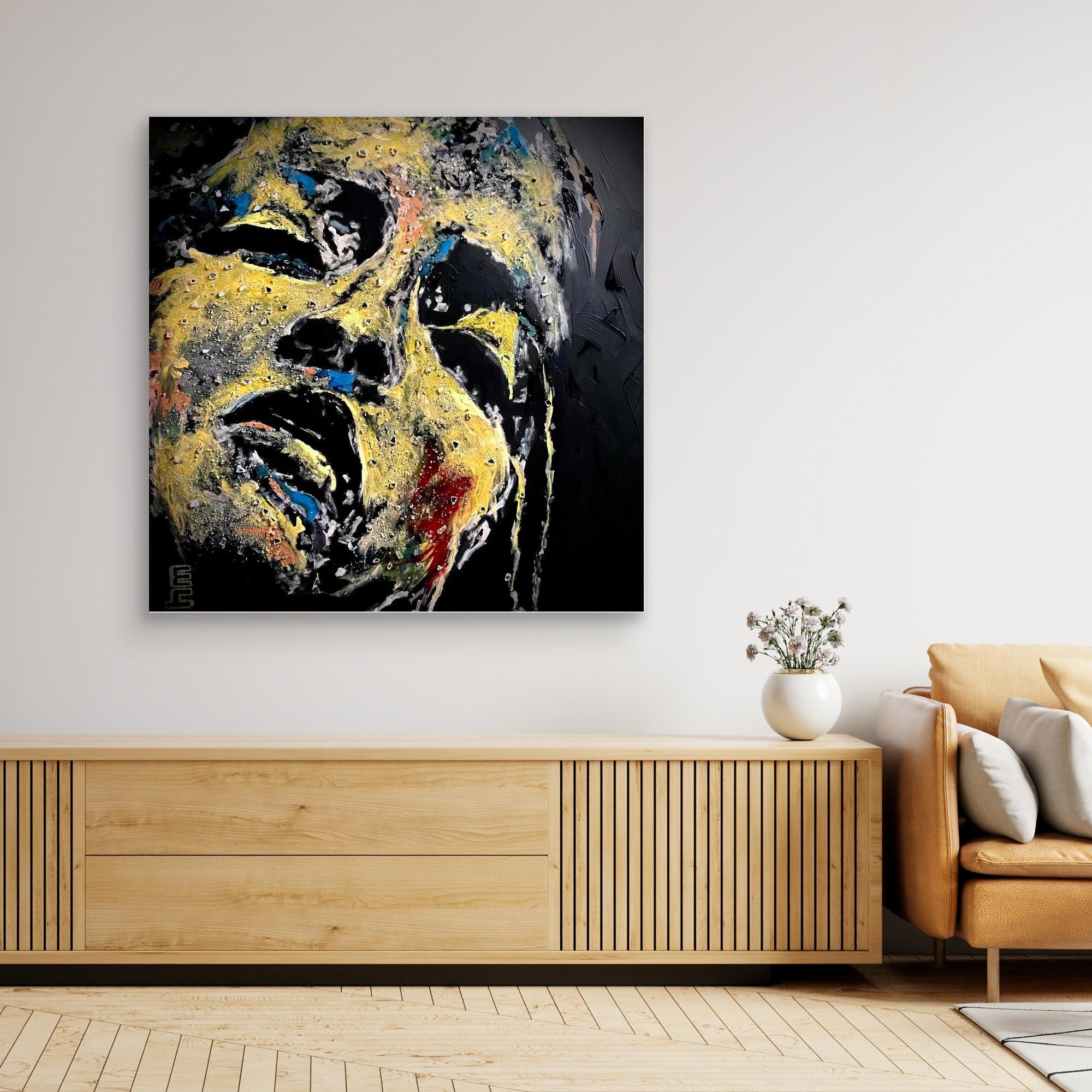 HM-ART1543- The face that keeps burning