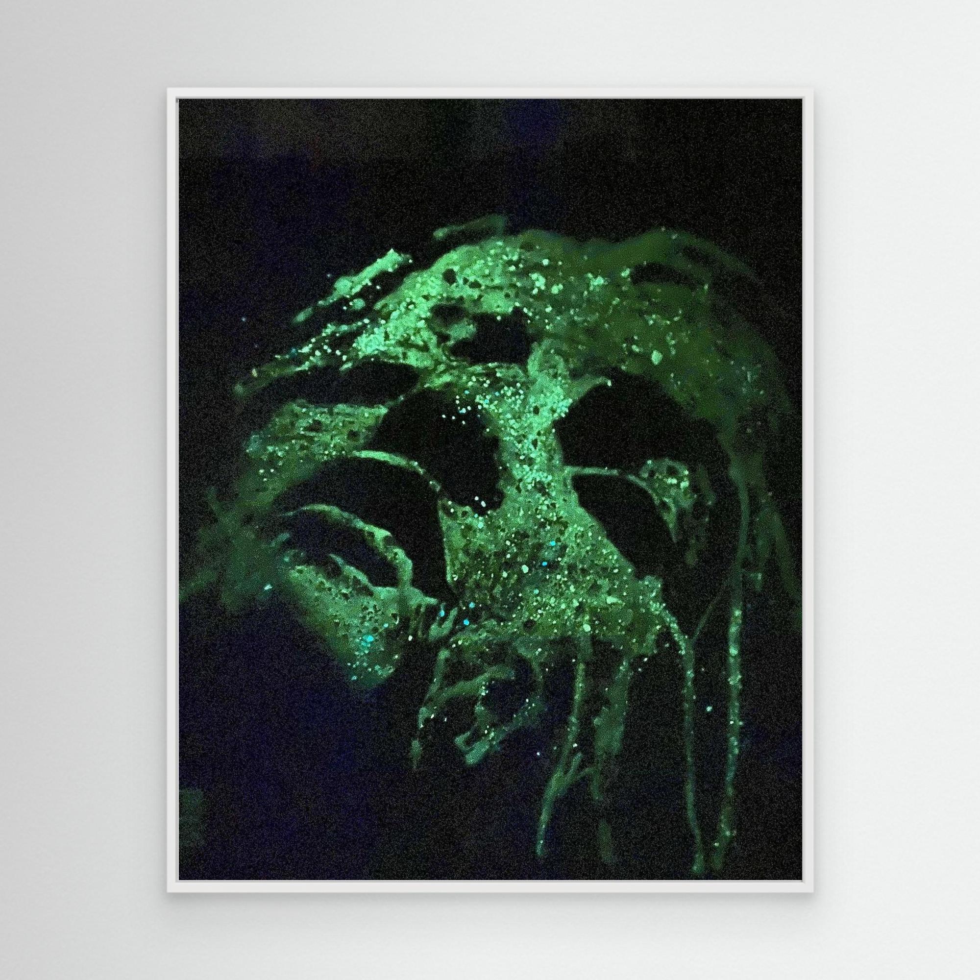 HM-ART1527A- Your mask only weeps in the dark- Fluorescent version