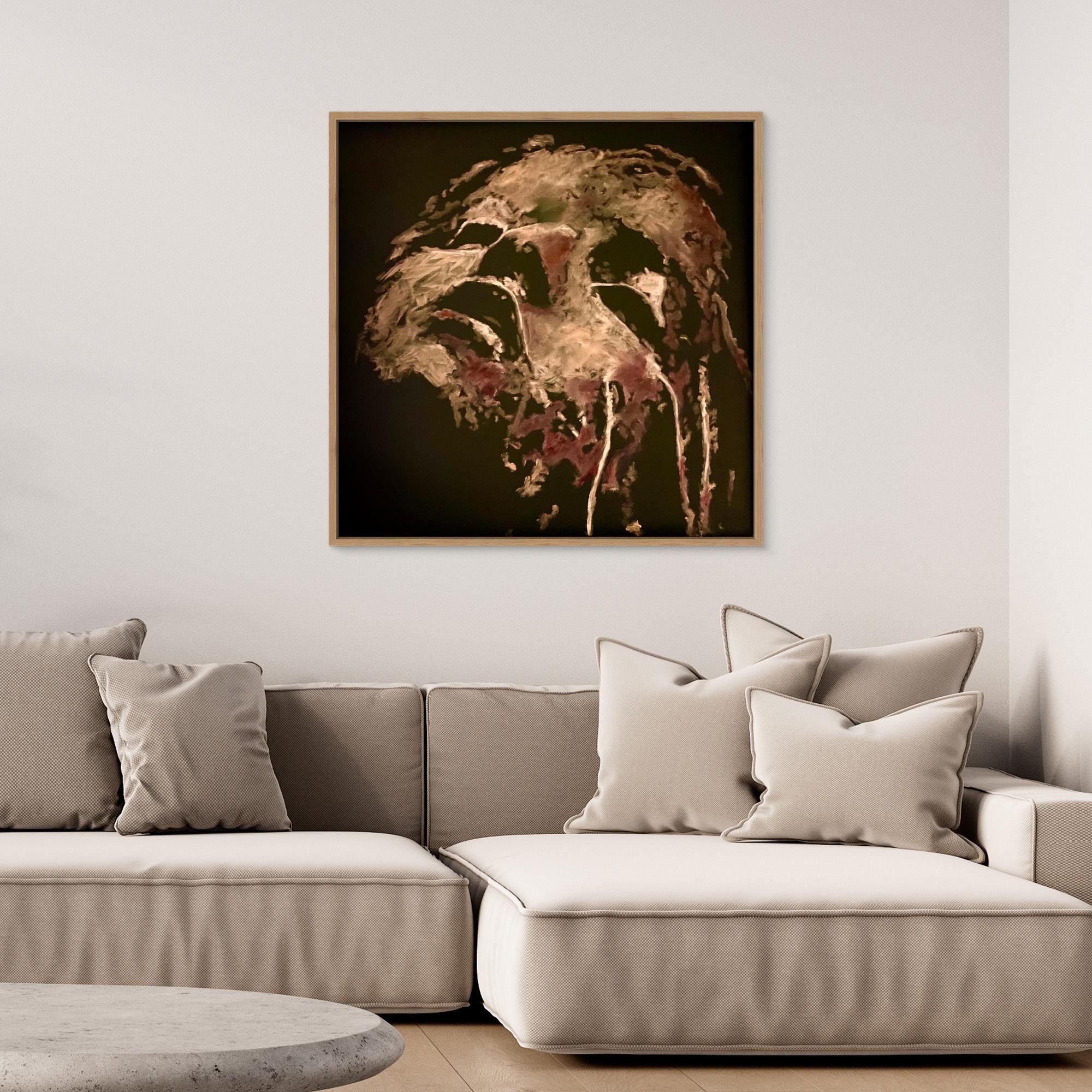 HM-ART1529- Your mask only weeps in the dark