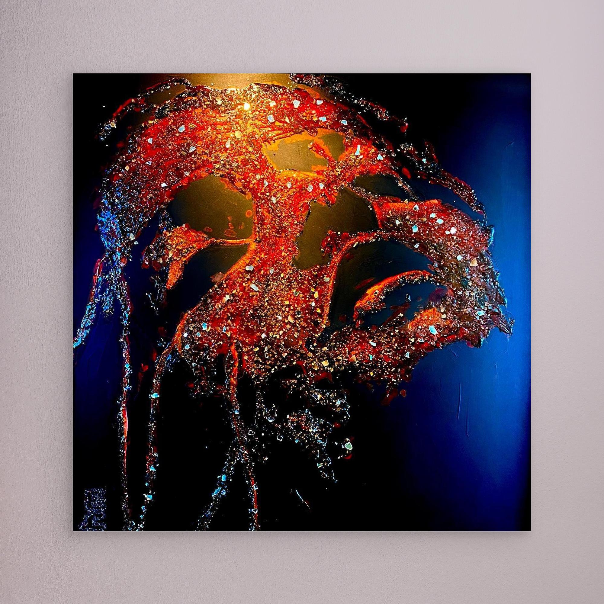 HM-ART1528- Your mask only weeps in the dark
