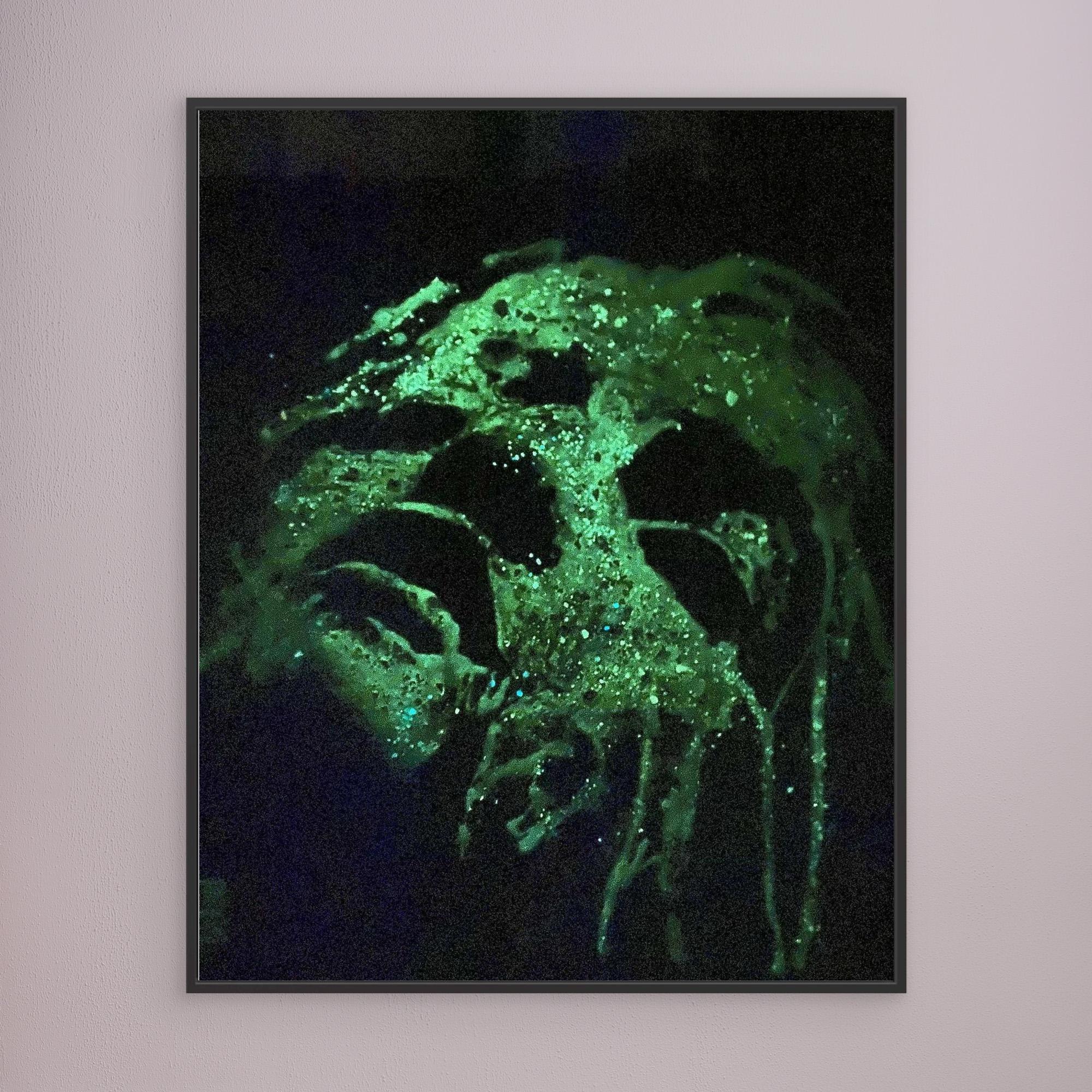 HM-ART1527A- Your mask only weeps in the dark- Fluorescent version