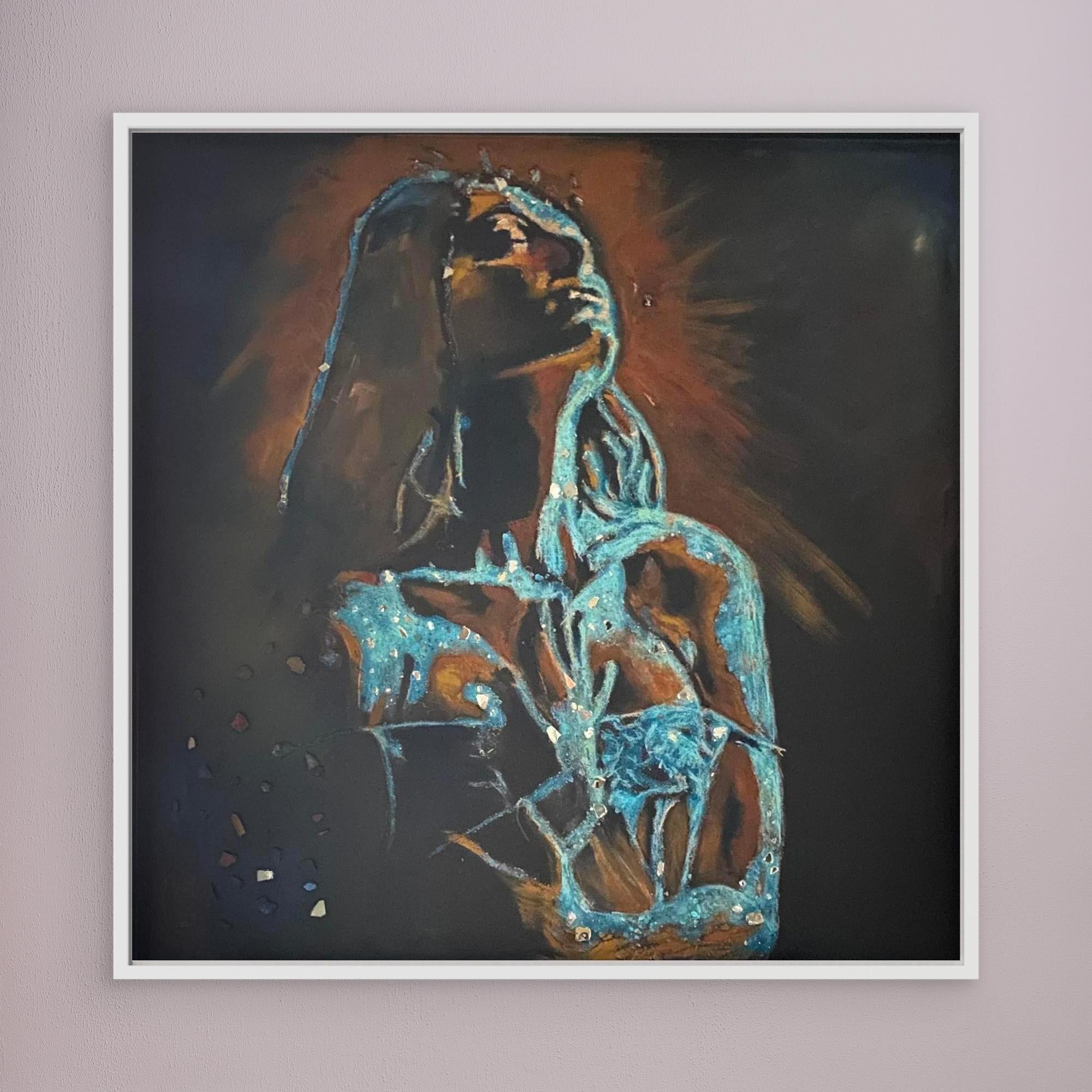 HM-ART1523- In the dark she shines
