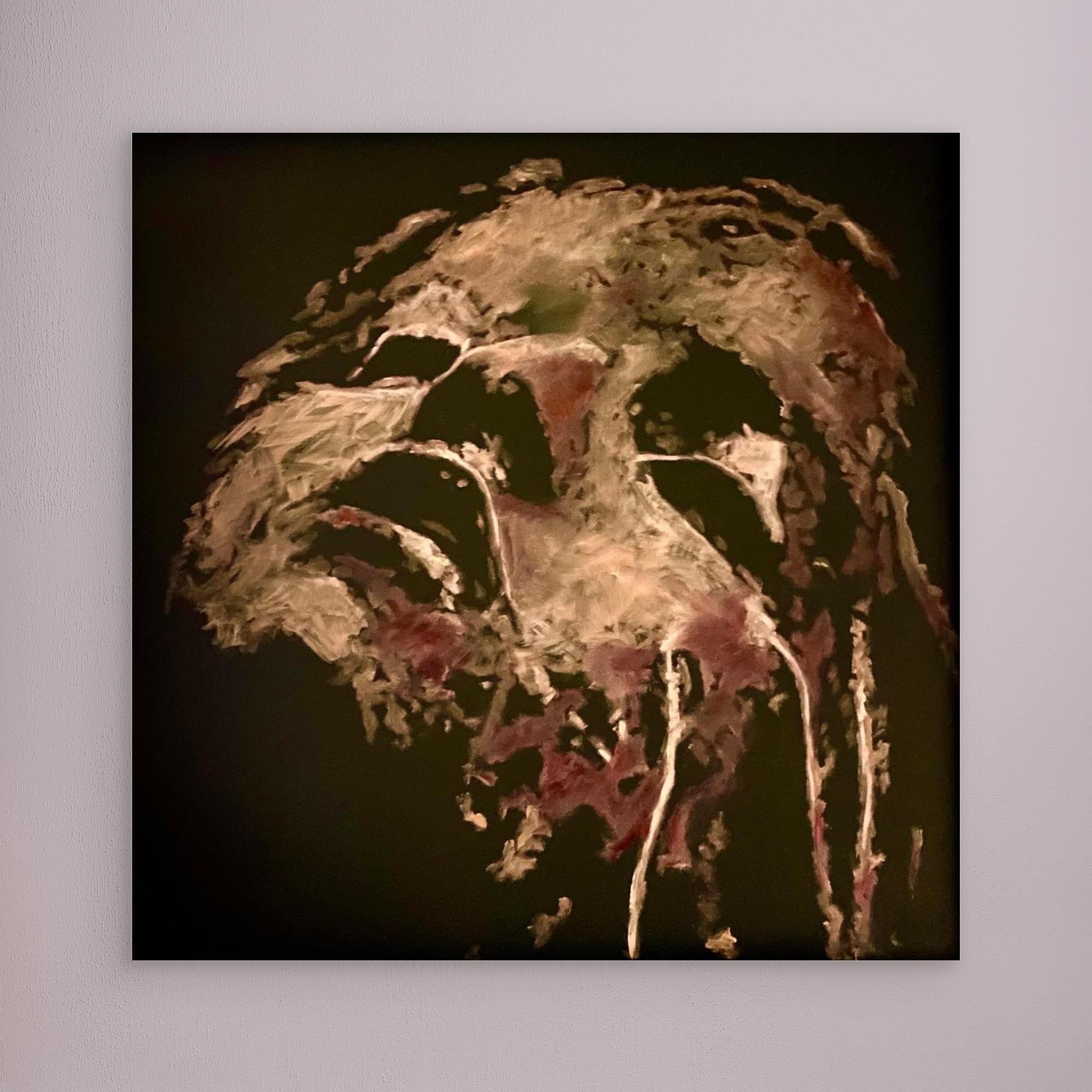 HM-ART1529- Your mask only weeps in the dark