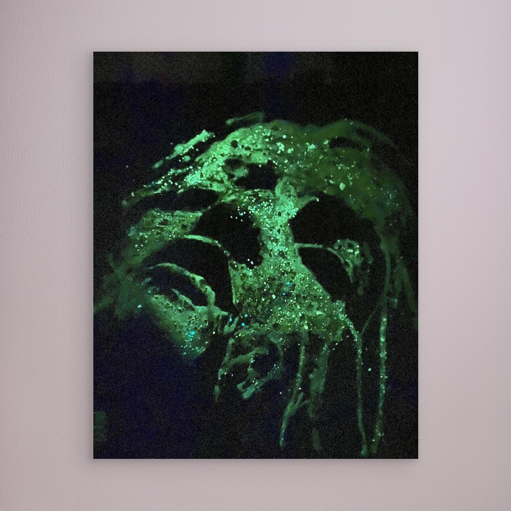 HM-ART1527A- Your mask only weeps in the dark- Fluorescent version