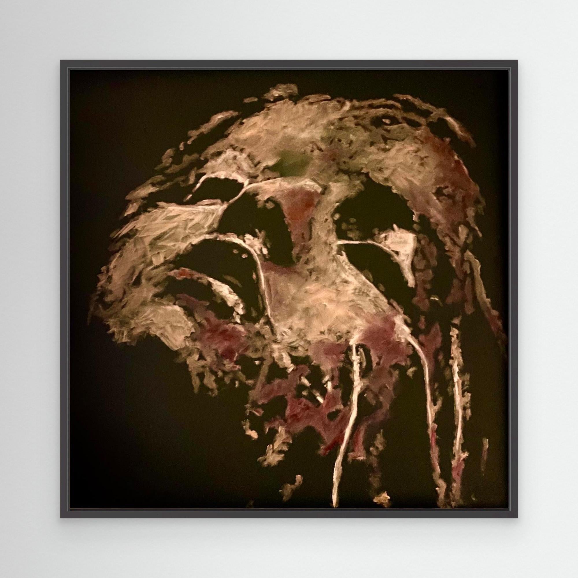 HM-ART1529- Your mask only weeps in the dark